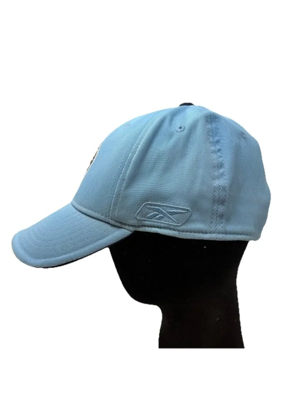 Pittsburgh Penguins Reebok Fitted Hat Cap 2009 Winter Classic Powder Blue Retro - Picture 3 of 10